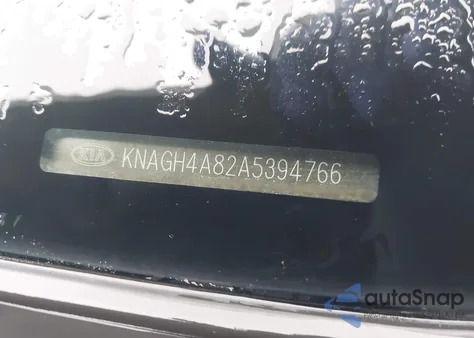 2010 Kia Optima Sx z USA, uszkodzony, nr VIN KNAGH4A82A5394766